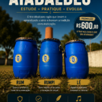 Kit Trio de Atabaldes – pele fixa